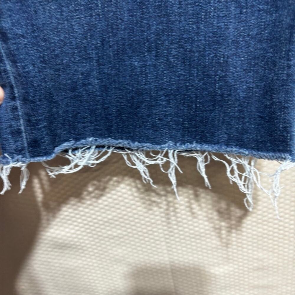 KUT from the Kloth Elizabeth Fab Ab High Rise Straight Leg Jeans Size 10 Raw Hem - Picture 2 of 9